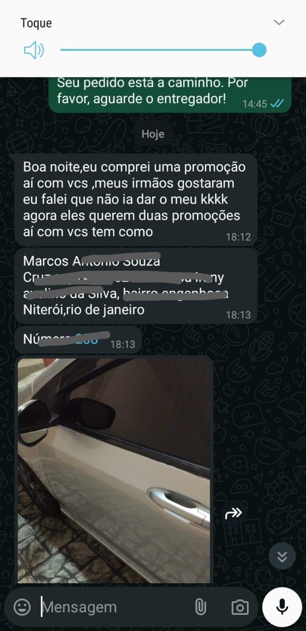 Depoimento WhatsApp